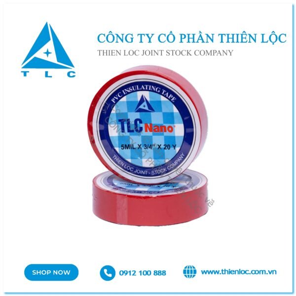 Băng cách điện TLC Nano 30Y (Đỏ)